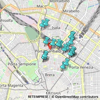 Mappa Via Gaspare Rosales, 20124 Milano MI, Italia (0.7235)