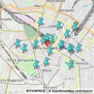 Mappa Via Gaspare Rosales, 20124 Milano MI, Italia (0.9005)