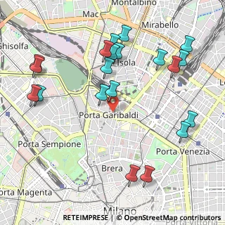 Mappa Via Gaspare Rosales, 20124 Milano MI, Italia (1.2025)