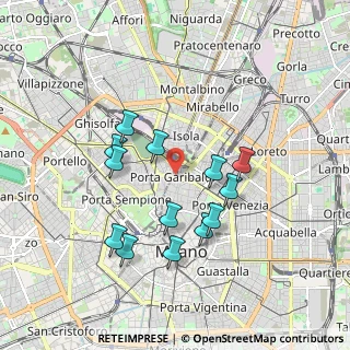 Mappa Via Gaspare Rosales, 20124 Milano MI, Italia (1.69154)