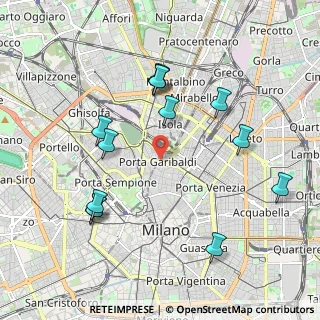 Mappa Via Gaspare Rosales, 20124 Milano MI, Italia (2.09308)