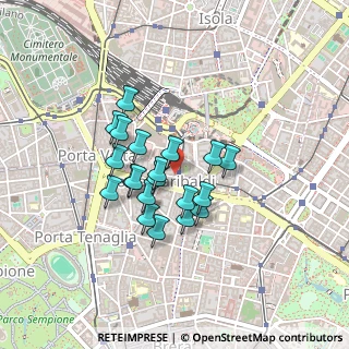 Mappa Via Gaspare Rosales, 20124 Milano MI, Italia (0.3255)