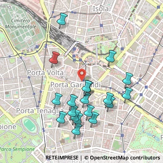 Mappa Via Gaspare Rosales, 20124 Milano MI, Italia (0.5175)