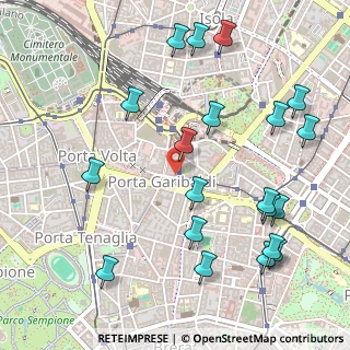 Mappa Via Gaspare Rosales, 20124 Milano MI, Italia (0.6205)