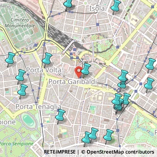 Mappa Via Gaspare Rosales, 20124 Milano MI, Italia (0.771)
