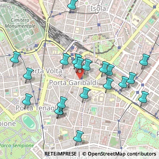 Mappa Via Gaspare Rosales, 20124 Milano MI, Italia (0.5505)