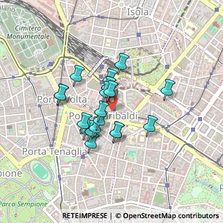 Mappa Via Gaspare Rosales, 20124 Milano MI, Italia (0.321)