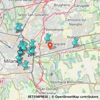 Mappa Via Torino, 20090 Segrate MI, Italia (4.84353)
