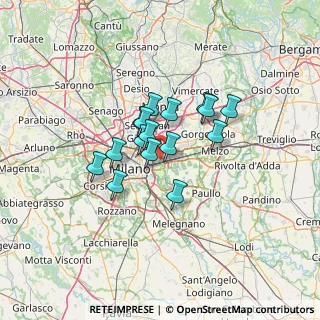 Mappa Via Torino, 20090 Segrate MI, Italia (8.94063)