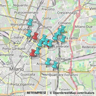 Mappa Via Pacini, 20131 Milano MI, Italia (1.30467)