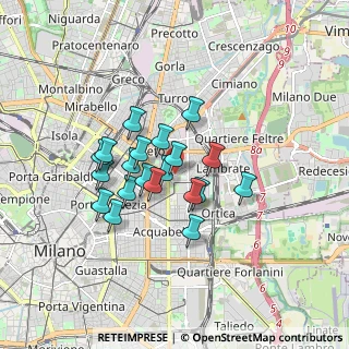 Mappa Via Pacini, 20131 Milano MI, Italia (1.3035)