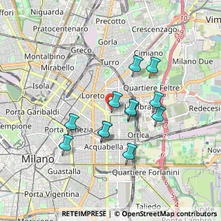 Mappa Via Pacini, 20131 Milano MI, Italia (1.50417)