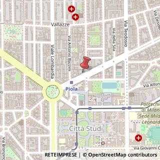 Mappa Via Giovanni Pacini, 15, 20131 Milano, Milano (Lombardia)