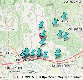 Mappa Via Fabio Filzi, 37031 Cellore VR, Italia (7.475)