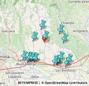 Mappa Via Fabio Filzi, 37031 Cellore VR, Italia (7.68611)