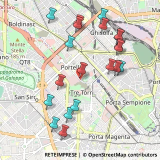 Mappa Piazzale Carlo Magno, 20149 Milano MI, Italia (1.1635)