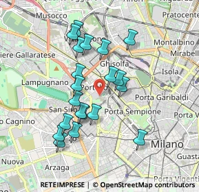 Mappa Piazzale Carlo Magno, 20149 Milano MI, Italia (1.6435)