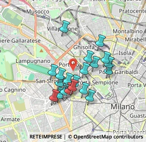 Mappa Piazzale Carlo Magno, 20149 Milano MI, Italia (1.4445)