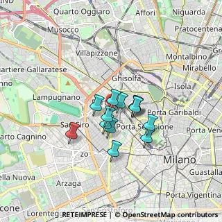 Mappa Piazzale Carlo Magno, 20149 Milano MI, Italia (1.08231)