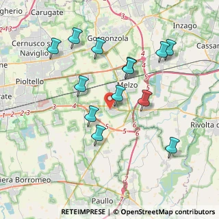 Mappa Via Roma, 20060 Liscate MI, Italia (3.77308)