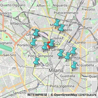 Mappa Bastioni di Porta Volta, 20124 Milano MI, Italia (1.56917)