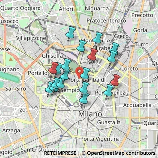 Mappa Bastioni di Porta Volta, 20124 Milano MI, Italia (1.5045)