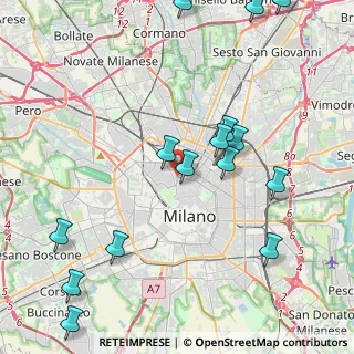 Mappa Bastioni di Porta Volta, 20124 Milano MI, Italia (5.37313)