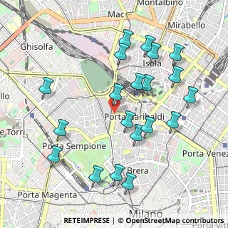 Mappa Bastioni di Porta Volta, 20124 Milano MI, Italia (1.0595)