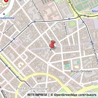 Mappa Via Paolo Lomazzo, 5, 20154 Milano, Milano (Lombardia)