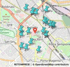 Mappa GATE 16, 20149 Milano MI, Italia (0.8915)