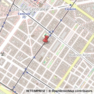 Mappa Via Luigi Settembrini, 18, 20124 Milano, Milano (Lombardia)