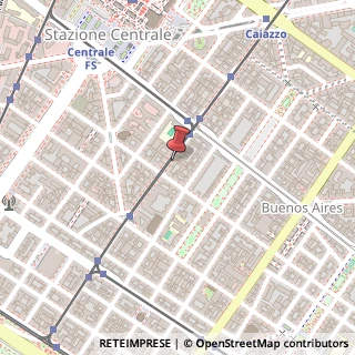 Mappa Via Luigi Settembrini, 20, 20124 Milano, Milano (Lombardia)