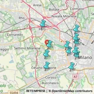 Mappa Via Privata Sora, 20153 Milano MI, Italia (4.22833)