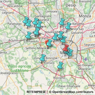 Mappa Via Privata Sora, 20153 Milano MI, Italia (6.95222)