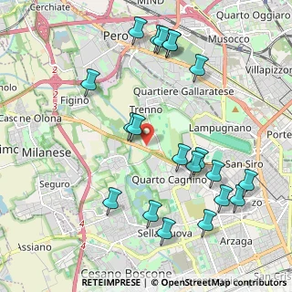 Mappa Via Privata Sora, 20153 Milano MI, Italia (2.3225)