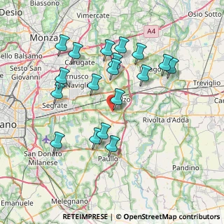 Mappa 20060 Liscate MI, Italia (7.375)