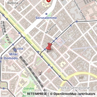 Mappa Corso Sempione, 34, 20154 Milano, Milano (Lombardia)