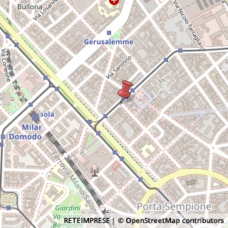 Mappa Via Francesco Londonio, 28, 20154 Milano, Milano (Lombardia)