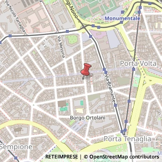 Mappa Via Giovanni Battista Niccolini, 23, 20154 Milano, Milano (Lombardia)