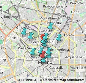 Mappa Piazza Venticinque Aprile, 20100 Milano MI, Italia (1.29615)