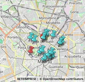 Mappa Piazza Venticinque Aprile, 20100 Milano MI, Italia (1.3065)