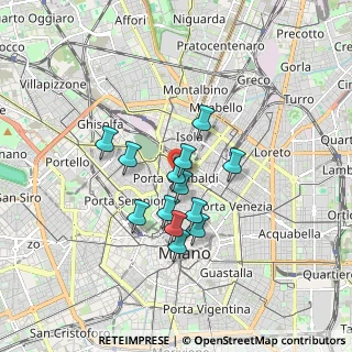 Mappa Piazza Venticinque Aprile, 20124 Milano MI, Italia (1.29615)