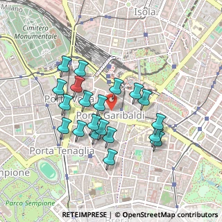 Mappa P.za XXV Aprile, 20124 Milano MI, Italia (0.4015)