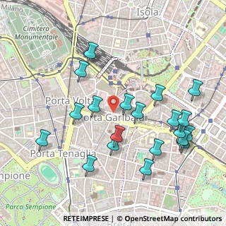 Mappa P.za XXV Aprile, 20124 Milano MI, Italia (0.5345)