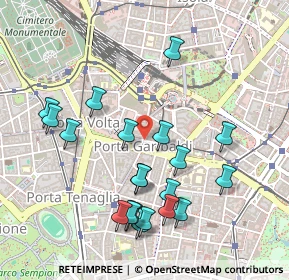 Mappa Piazza Venticinque Aprile, 20100 Milano MI, Italia (0.5125)