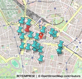 Mappa Piazza Venticinque Aprile, 20100 Milano MI, Italia (0.4015)