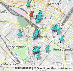 Mappa Piazza Venticinque Aprile, 20100 Milano MI, Italia (0.8795)