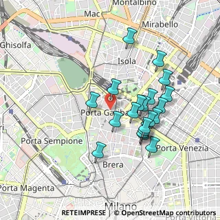 Mappa Piazza Venticinque Aprile, 20124 Milano MI, Italia (0.817)