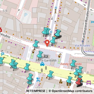 Mappa Piazza Venticinque Aprile, 20100 Milano MI, Italia (0.06786)