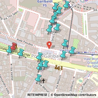 Mappa P.za XXV Aprile, 20124 Milano MI, Italia (0.1485)